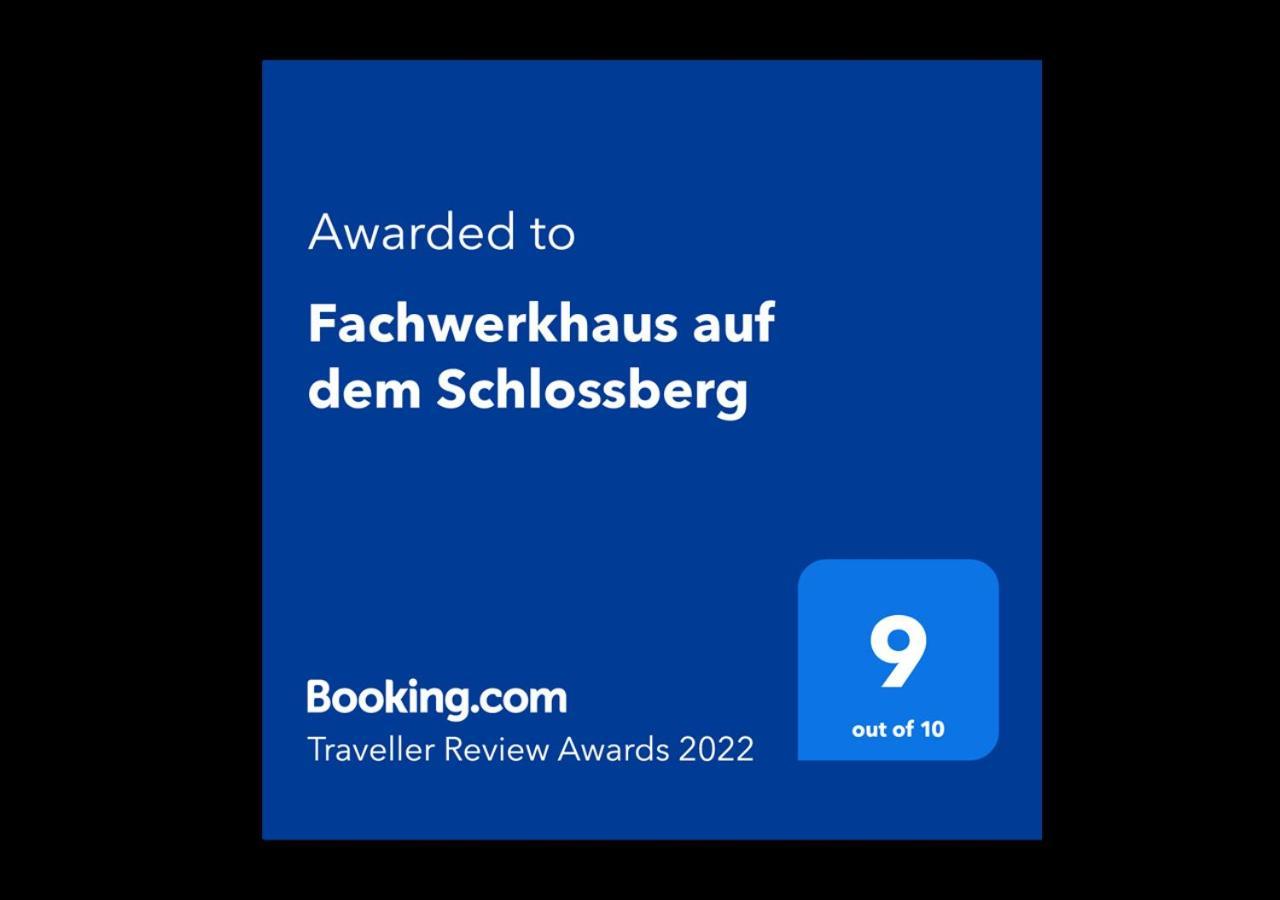Fachwerkhaus Auf Dem Schlossberg เควดลินบวร์ก ภายนอก รูปภาพ